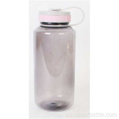 Botella de agua infusor de fruta con tapa rosa de 1000 ml